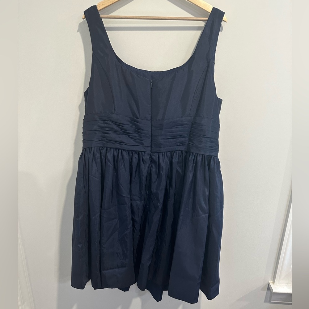 JJSHouse Women’s Mini Dress Navy Blue Size 20 See pics for actual measurements - Picture 2 of 3